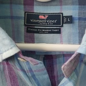Vineyard vines 100% linen shirt